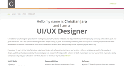 Desktop Screenshot of christianjaradesigner.com